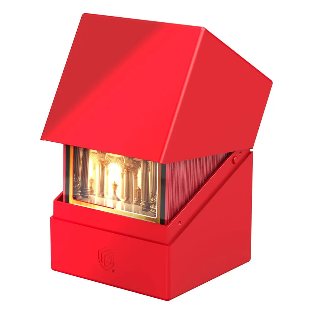 Ultimate Guard Boulder 100+ Solid (76 x 75 x 98.5 mm) - Red